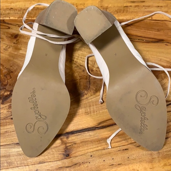 Anthropologie Seychelles Lace-Up Boot Wedding shoe - Picture 2 of 5